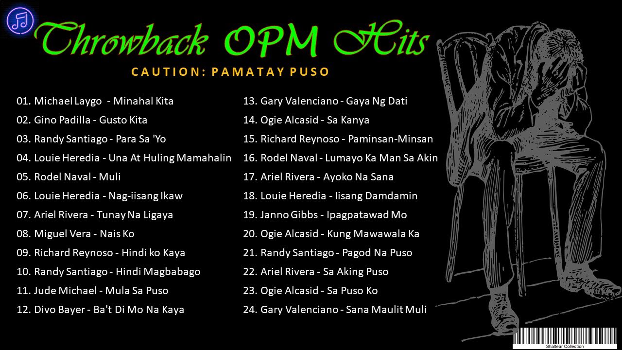Throwback OPM Hits  Pamatay Puso