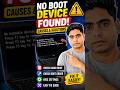 No Boot Device Found Error Fix 🔥 | Dell Laptop Boot Problem Solve 2026 #techshorts #nobootabledevice