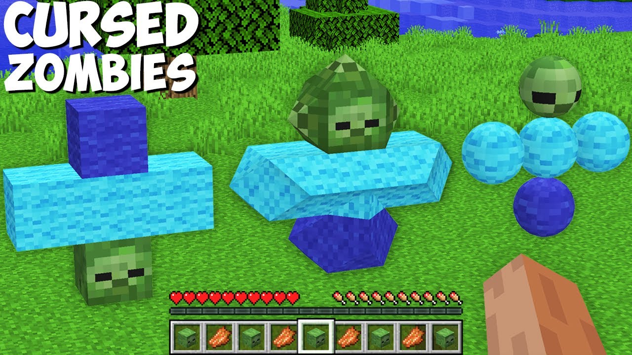 New SECRET WAY TO SPAWN ZOMBIES in Minecraft ! CURSED ZOMBIE !