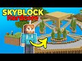 I Transformed my Skyblock Base in Hardcore Minecraft