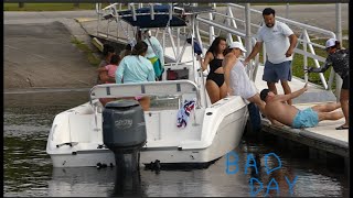 Man Busted His Butt Part 2 At The Boat Ramp...