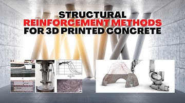 structural reinforcement methods for 3d printed concrete
