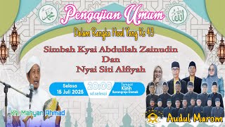 LIVE Rebana Audul Marom | Haul ke-43 Simbah KH. Abdullah Zainudin & Nyai Siti Alfiyah