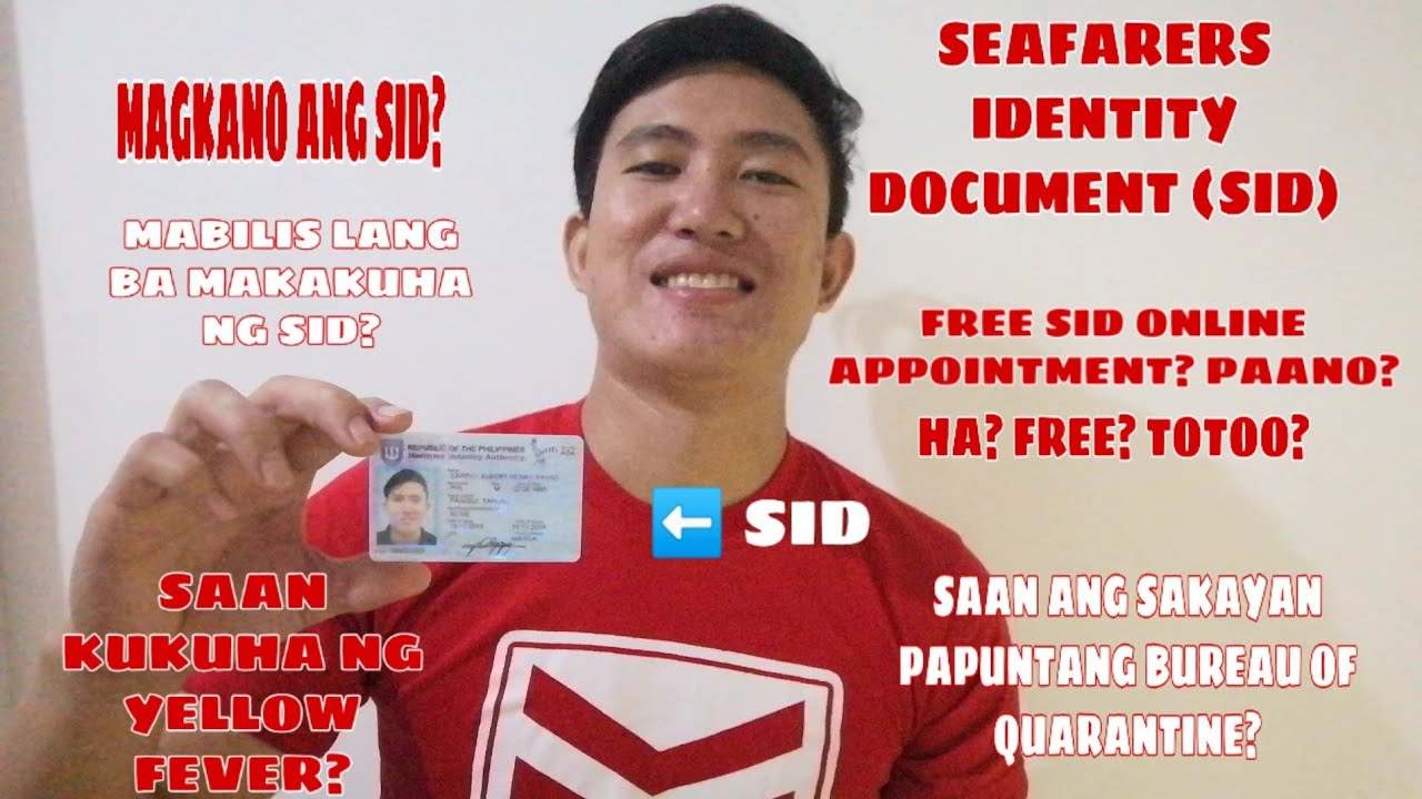 SID/SRB MARINA - SEAFARERS IDENTITY DOCUMENT JOURNEY