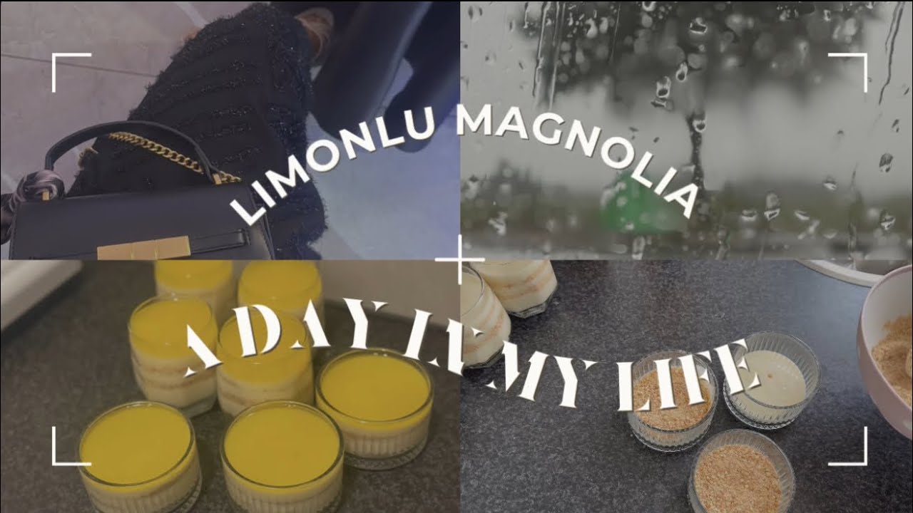 ~🍋 LİMONLU MAGNOLIA TARİFİ ~ ✨ Ferah ve Lezzetli: 🍋 | Pratik ve Hafif Tatlı