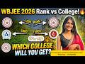WBJEE 2026 Rank vs College 🔥 Which College Can You Get?
