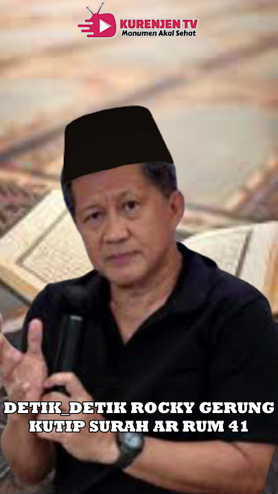 Download lagu ROCKY GERUNG QUOTES SURAH AR-RUM VERSE 41 #shorts #Quran #fyp