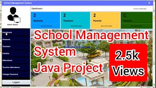School Management System Project on Java