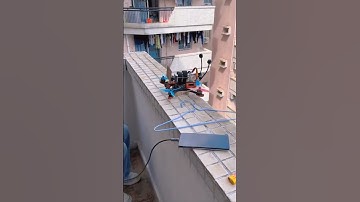 8th Floor, No Elevator? FPV Drone to the Rescue! 🏢✨