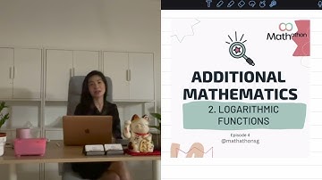 Singapore O Level A Math: Logarithmic Function |Episode 4 |Mathathon| Agile Math Tuition Centre