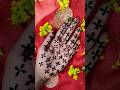 Simple Finger Mehndi Design | Easy &amp; Trendy Floral Pattern#shortsfeed #shorts #deginemaker2.0