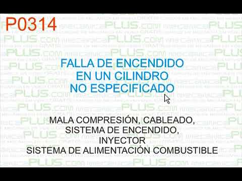 CÓDIGO DE FALLA P0314