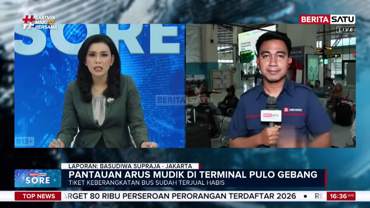 Pantauan Mudik di Stasiun Pasar Senen, Gubeng, dan Terminal Pulo Gebang #Beritasatu