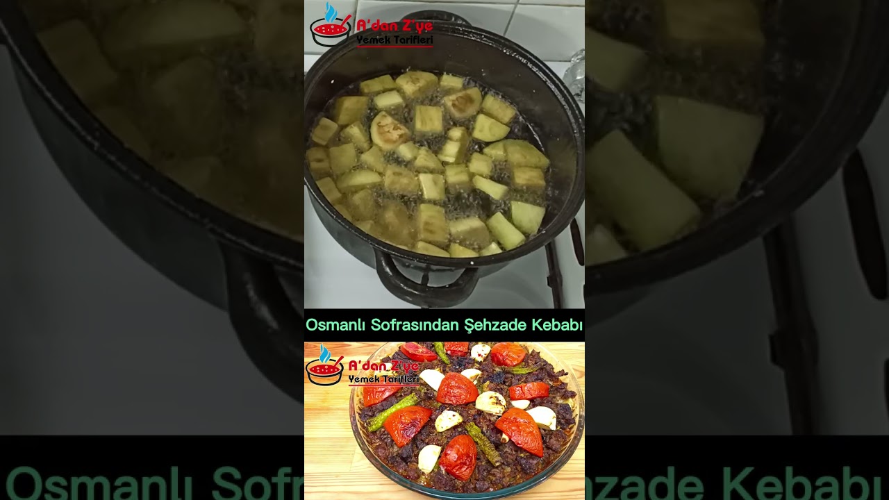 Osmanlı Sofrasından Şehzade Kebabı #yemektarifi #yemektarifivideoları #short #shorts #keşfet