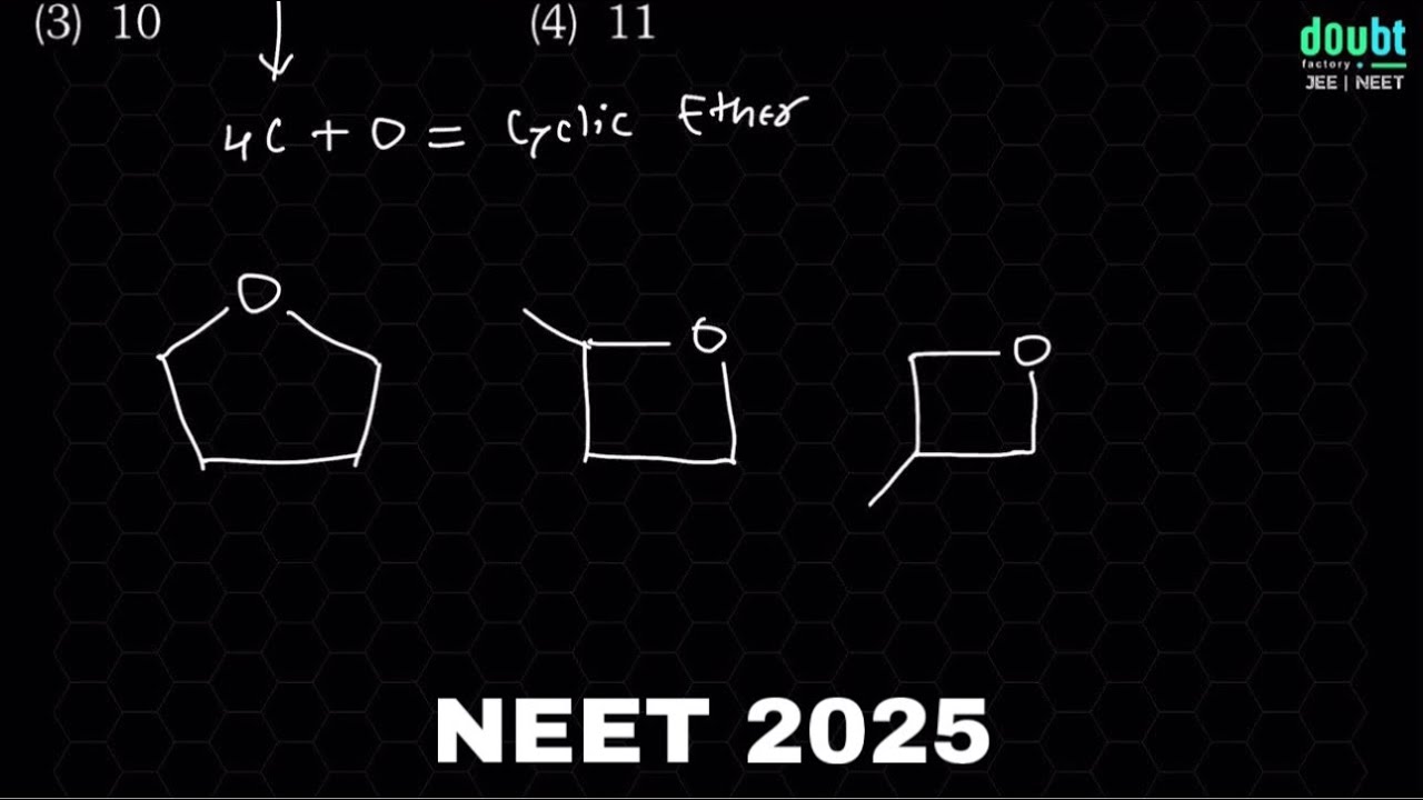 Total number of possible isomers (both structural as well as stereoisomers)of cyclic ethers of C4H8O