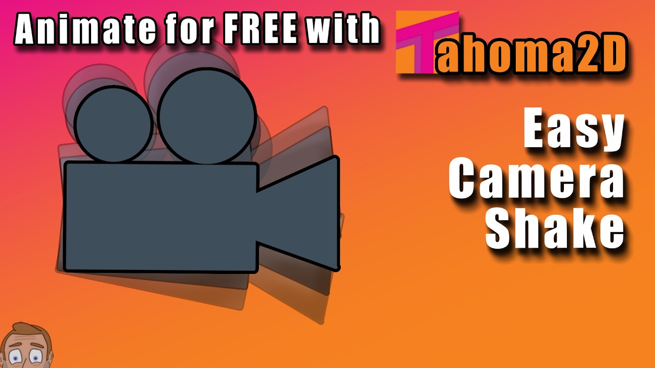 Adding Camera Shake on a 2D Animation in Tahoma2D - YouTube