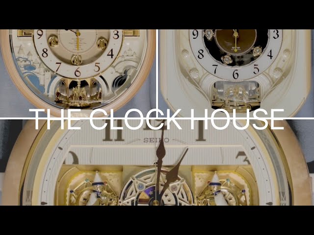 白基調」クロックハウス限定からくり時計 - YouTube