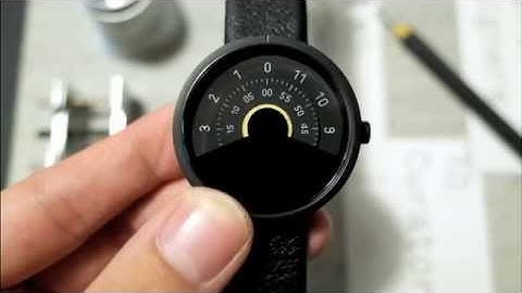 ANICORN Watches Series 000 - How to Set the Time