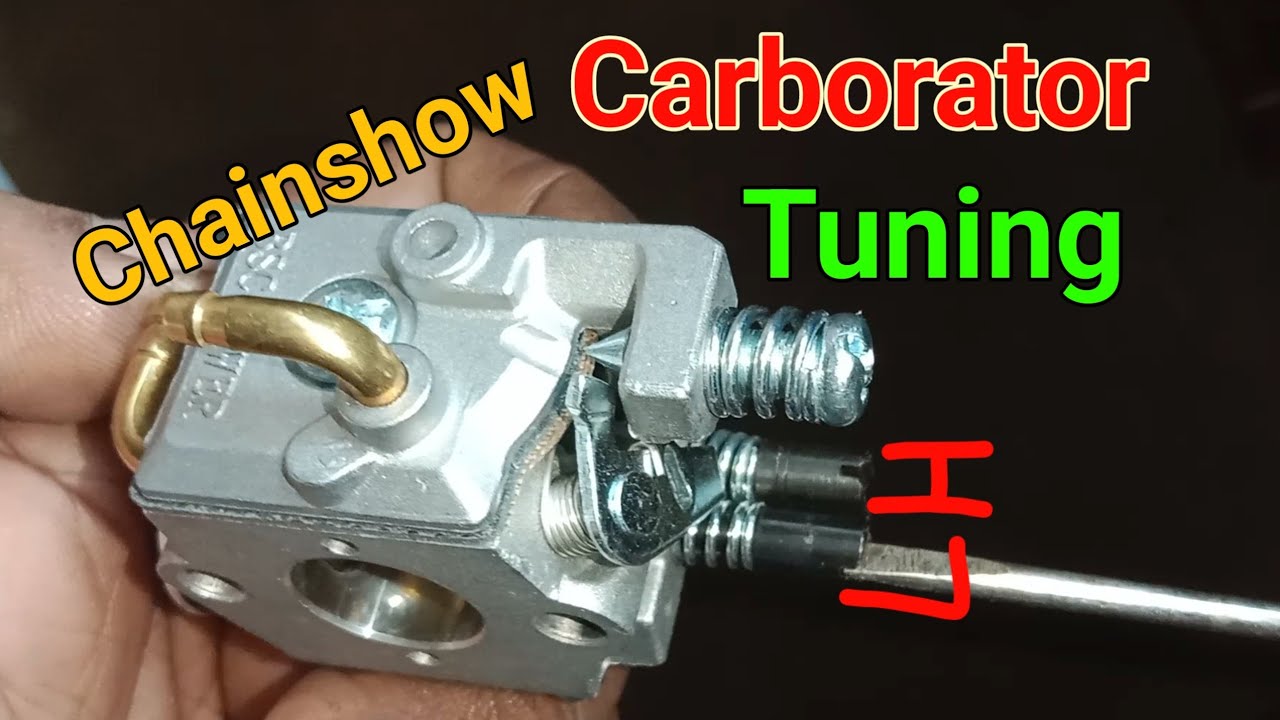 How to adjust chainsaw carborator || chainsaw carborator tuning , details video