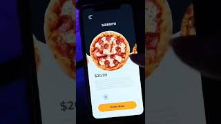 Flutter UI - Pizza App Animation #flutter #ui #pizza