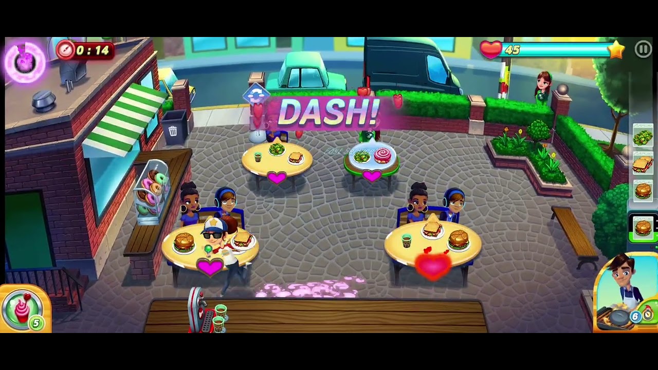 Diner DASH Adventures chapitre 2 niveau 7 android fr 🍽️📱