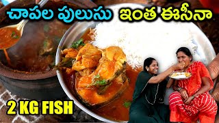 2 KG చాపల పులుసు చేయడం ఇంత ఈసీనా l traditional fish curry recipe in telugu l chef saru