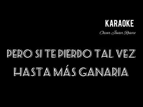 Oscar Javier Rosero - Sin llanto y dos Tragos (Karaoke)