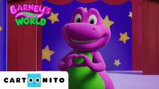 Choosing a Funny Game for David 💜 | Barney's World | Cartoonito | Cartoons for Kids