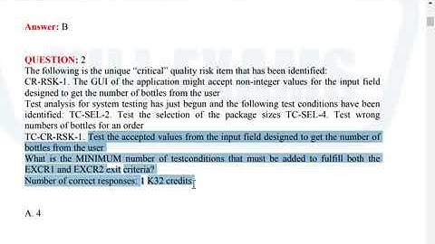 ISTQB advanced level- Chữa đề TM12