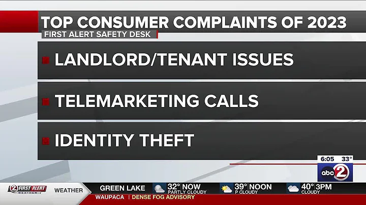 Top Wisconsin consumer complaints in 2023