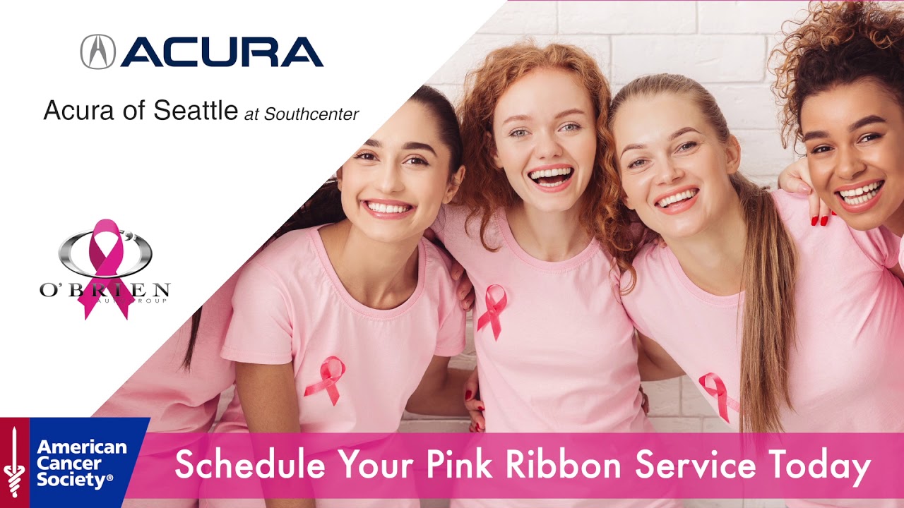 Pink Service Ribbons Schedule Your Pink Ribbon Service and Go Pink with Acura of Seattle ...