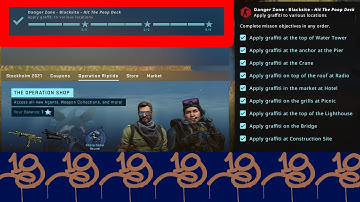 Riptide Mission Week 9 Danger Zone Blacksite Graffiti Locations - Hit the Poop Deck