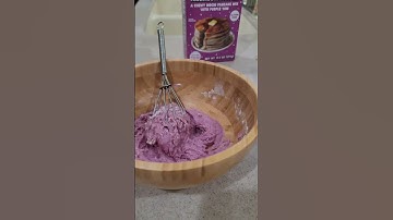 HOW TO MAKE UBE MOCHI PANCAKES FROM TRADER JOE