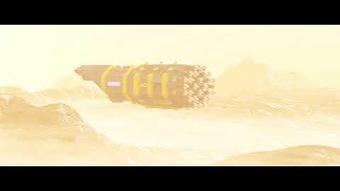 "Squid  - The Mining Rig" - Space Engineers + Blender