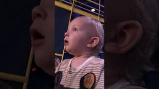 One Year Old Is Shocked When He Sees Mickey Mouse Clubhouse Live For The First Time.