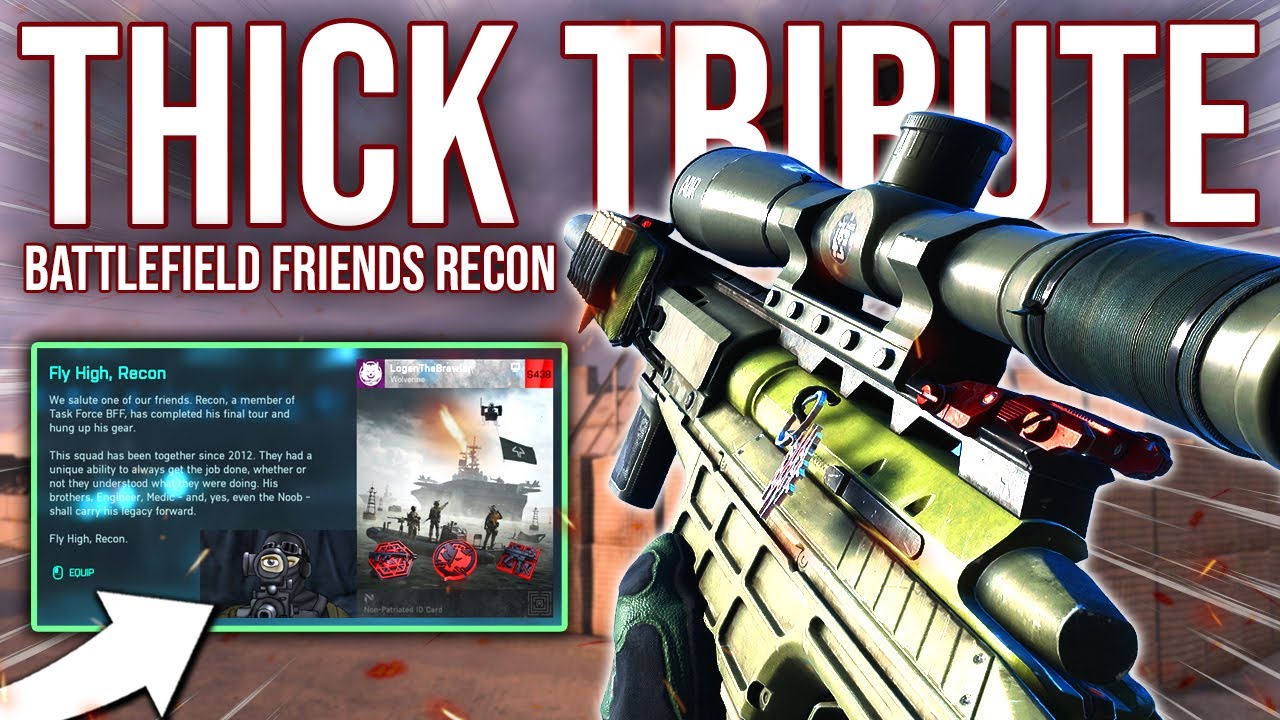 Battlefield 2042 Thick44 Tribute Player Card & Tag in Update 4.2