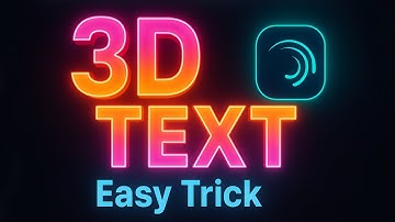 Alight Motion 3D Text Animation | Easy Tutorial for Beginners (2025)