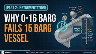 Pressure Gauges & Impulse Lines: Why 0-16 barg Fails a 15 barg Vessel | Instrumentation Part 2