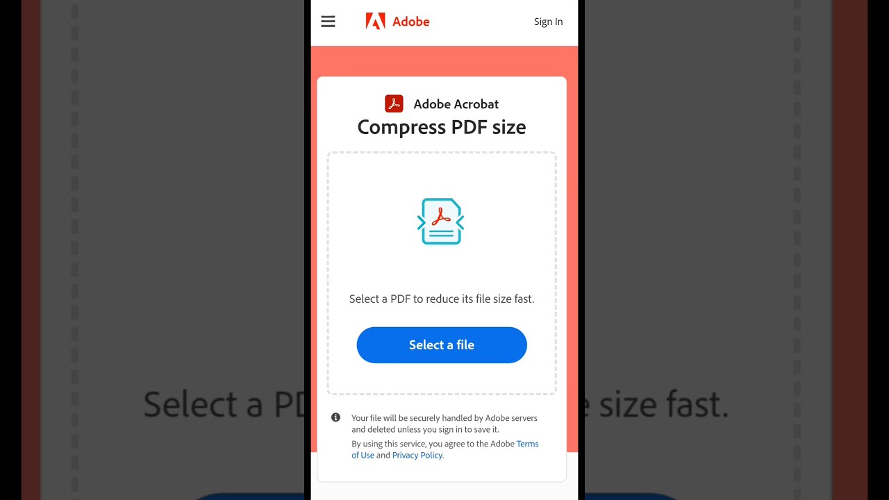 How To Compress A PDF File Using Adobe Howto Shortsfeed