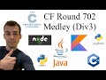 Programming Contest Language Medley (Codeforces Round 702 Solutions)