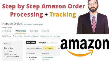 Amazon Order Processing Steps | Amazon Seller Order Processing | First order shipping