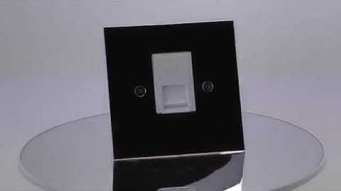 Ultra Square Polished Chrome Sockets and Switches