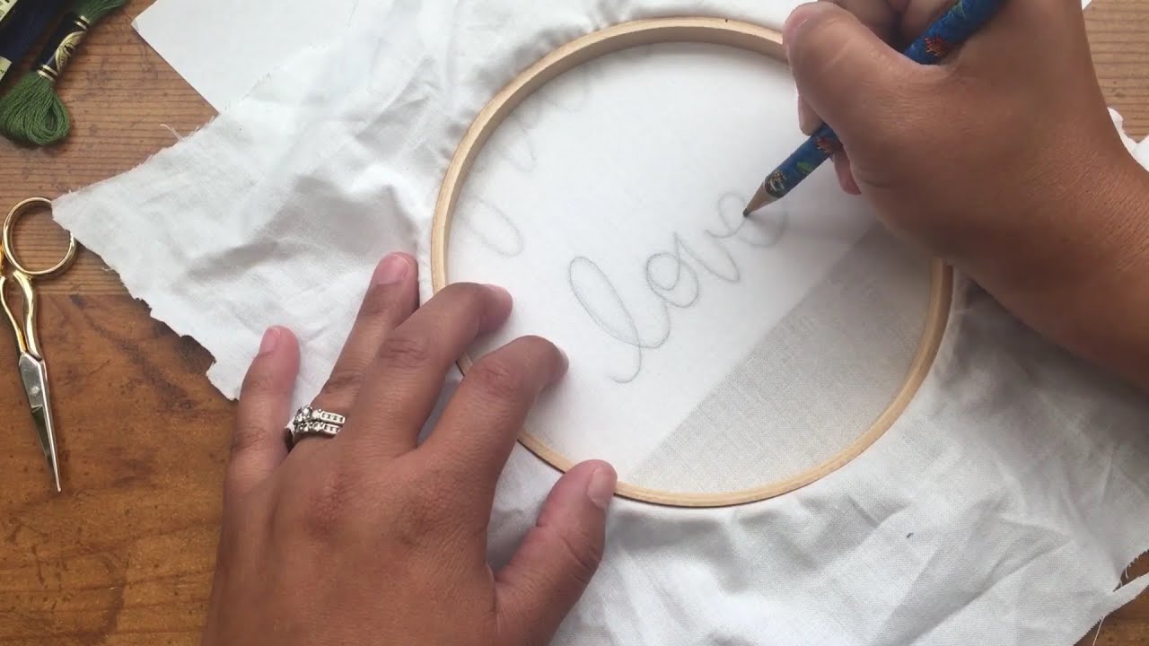 how to transfer an embroidery pattern – Embroidery and Sage