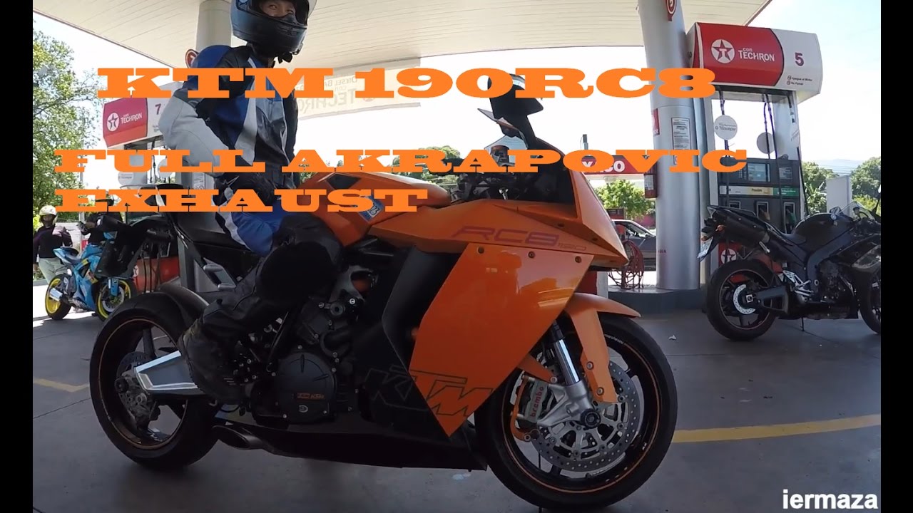 KTM RC8 - FULL AKRAPOVIC EXHAUST
