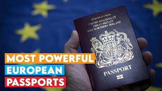 Top 10 Most Powerful European Passports