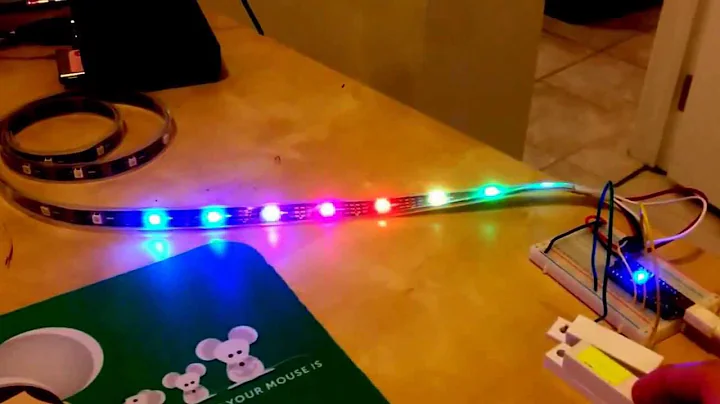 Led palette test with reed switch
