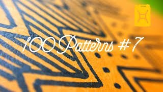100 Zentangle Patterns #7 // Charity ♡