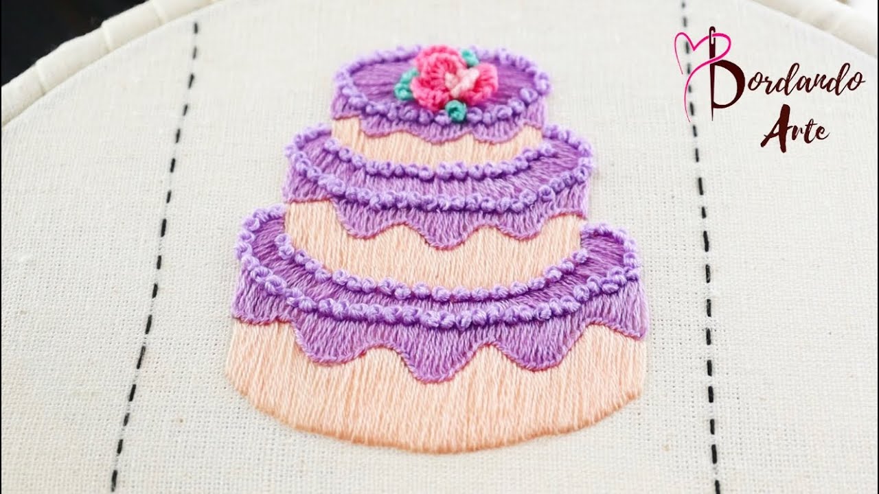 Descubrir 95+ imagen pastel efecto bordado Abzlocal.mx