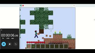 Speedrun High limit in Paper Minecraft ( Minecraft 2D ) RSG: 42.84 sec ( Guiness World Record )