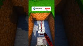 how to build a working trash can #minecraft @ItsKingBlake